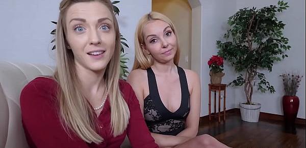  Stepsis sucks stepbrothers dick in front of stepmom